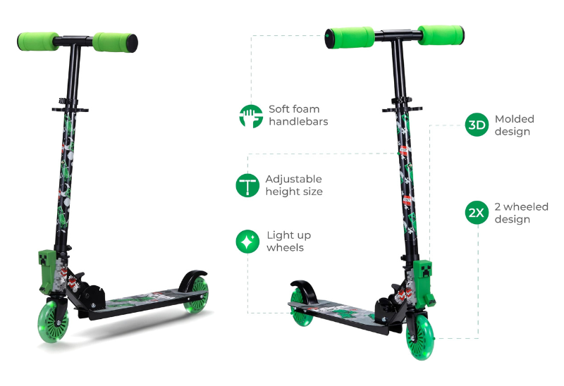 Voyager Foldable 2 Wheel Kick Scooter